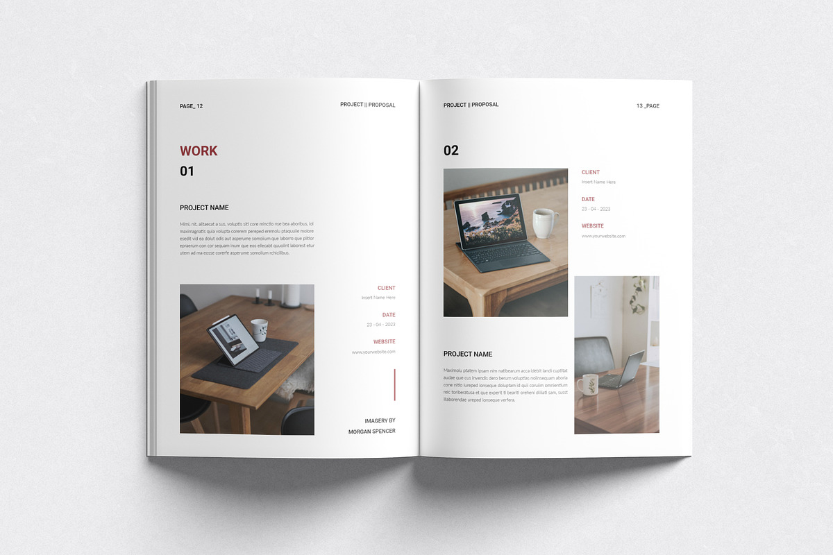 Project Proposal Template, a Brochure Template by DesignCrest (Photo 7 of 13)
