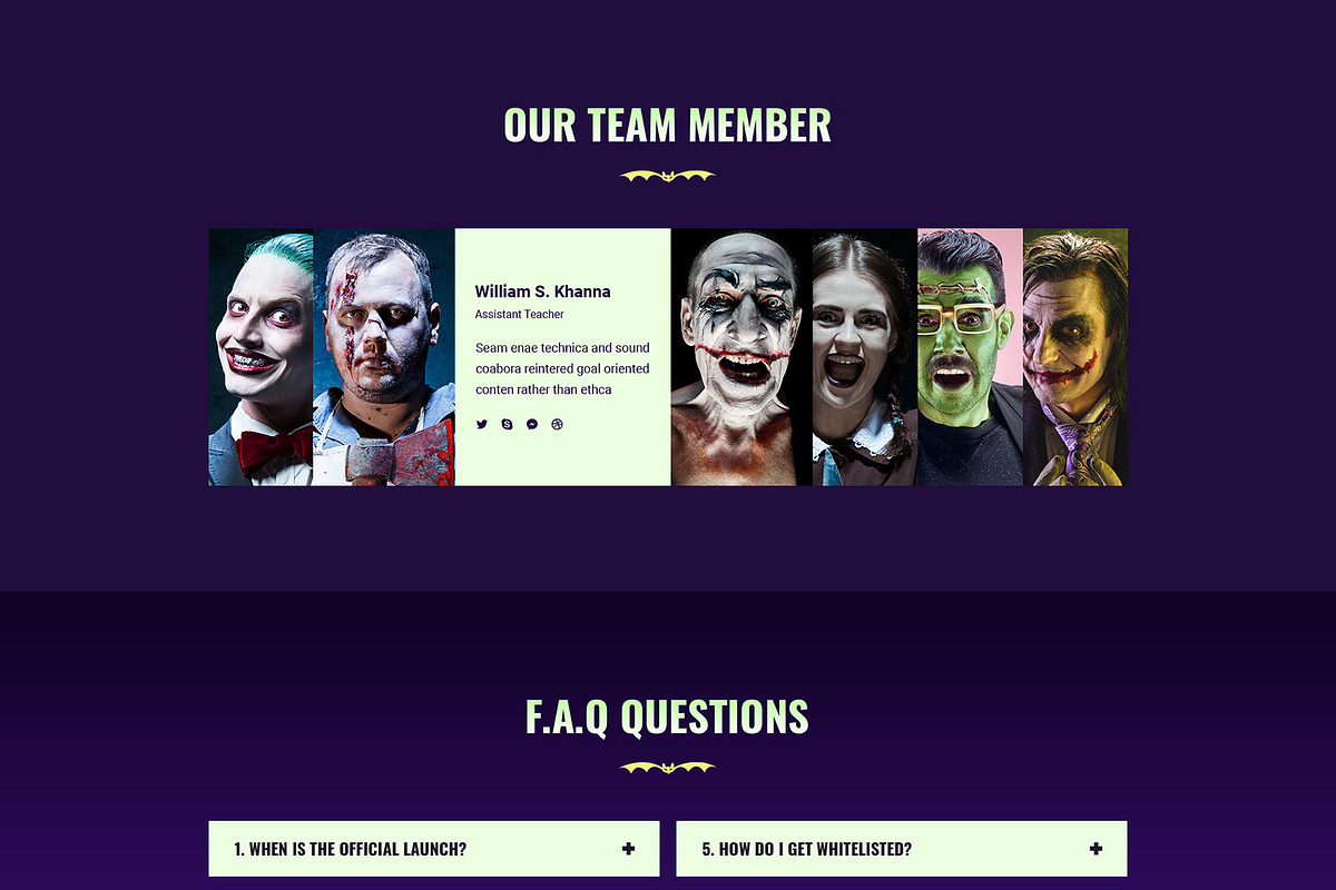 NFT Collection Landing Page template, a Landing Page Template by CodexCoder Themes (Photo 5 of 7)