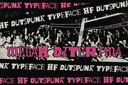 HF Dutspunk Display Font, a Sans Serif Font by 24Design Studios (Thumbnail 4 of 7)