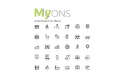 My Icons, an Outline Icon by Andrew Kras Design (Thumbnail 9 of 38)