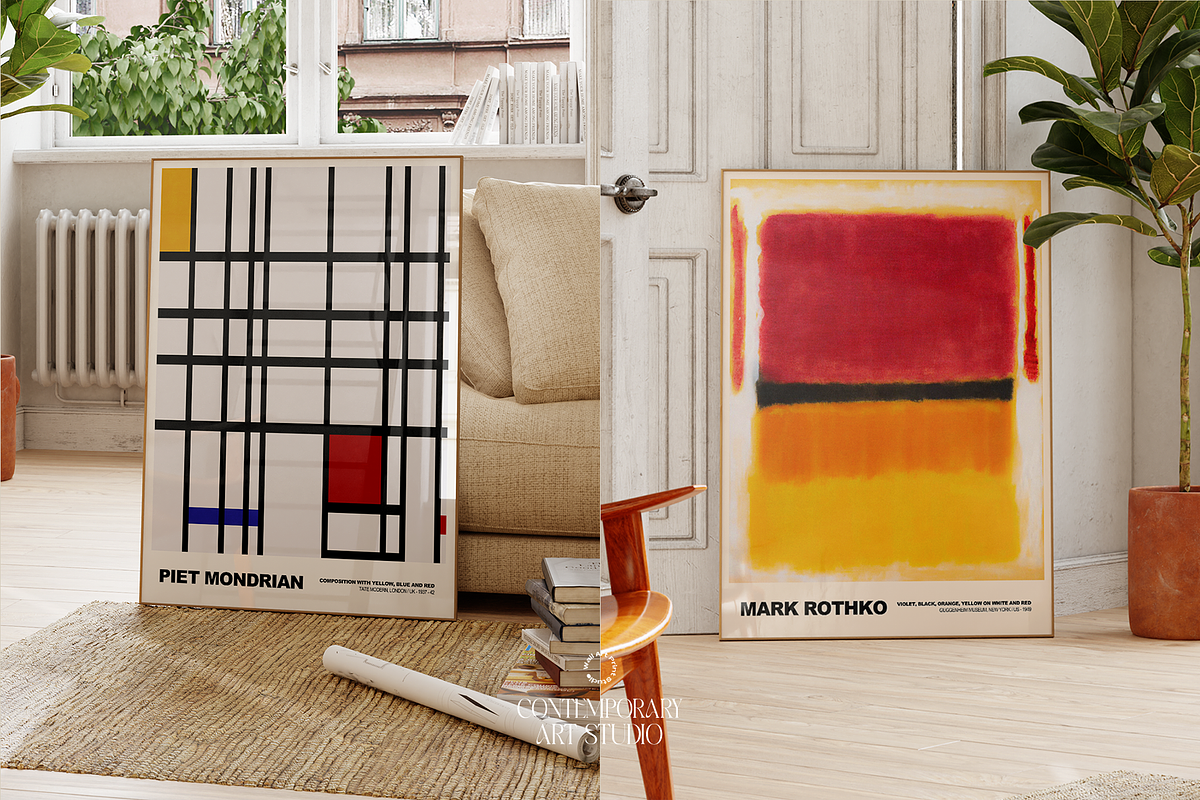 Contemporary Art 2, a Graphic by Wall Art Print Studio (Photo 13 of 19)