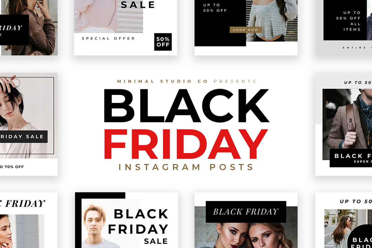 Ultimate Black Friday Social Media, a Social Media Template by MinimalStudioCo (Photo 9 of 67)