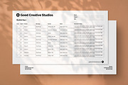 Photoshoot Shot List Template, a Marketing Template by Good Creative Studio (Thumbnail 5 of 6)