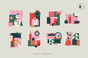 Very Merry Christmas Illustrations, a Seasonal Illustration by All This Concept (Thumbnail 4 of 9)