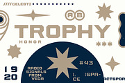 Trophy | Bold Athletic, a Sans Serif Font by Artifact Bazaar (Thumbnail 7 of 8)