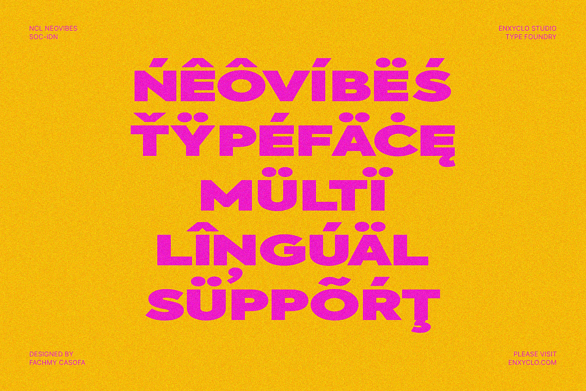 NCL NEOVIBES - Expanded Font, a Sans Serif Font by Enxyclo Studio (Photo 10 of 10)