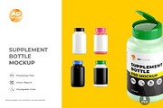 Supplement Bottle Mockup – 05 PSD, a Packaging Mockup by Adstart (Thumbnail 3 of 5)
