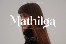 Mathilga Ligature Serif Typeface