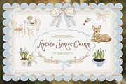 Rococo Spring charm Elegant Clipart, an Object Graphic by lokko studio (Thumbnail 1 of 10)