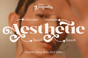 Peachy Retro - Modern Retro Serif