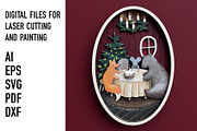 Woodland Shadow Box SVG Bundle, an Object Graphic by HelloWood (Thumbnail 3 of 4)