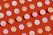 Pins Mockup, an Advertising Mockup by skybluecreative (Thumbnail 2 of 2)