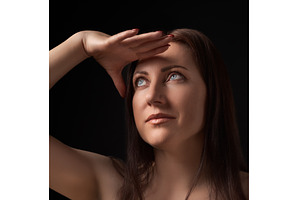 Portrait of beautiful woman proudly, a Person Photo by Alexander-Piragis