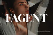 Fagent Modern Serif Font, a Serif Font by Perfectype (Thumbnail 1 of 8)