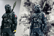 Smoke Photoshop Action preview 6