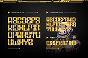 Airobotech - Future Sans Serif Font, a Sans Serif Font by Dhabee (Thumbnail 2 of 7)