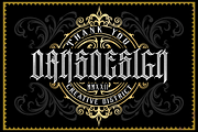 KINGSTOWN, a Blackletter Font by dansdesign (Thumbnail 10 of 10)