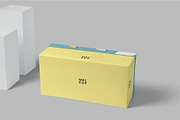 Wide Rectangular Shoes Box Mockup, a Packaging Mockup by megostudi0 (Thumbnail 7 of 8)
