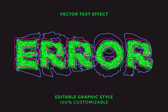 Glitch Distortion Text Effect preview 5