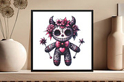 Valentine's Day Gothic Voodoo Doll, an Illustration by DreamCafeArt (Thumbnail 3 of 3)