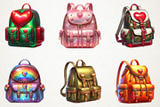 back to school backpack clipart, an Illustration by RobertsArt (Thumbnail 7 of 7)