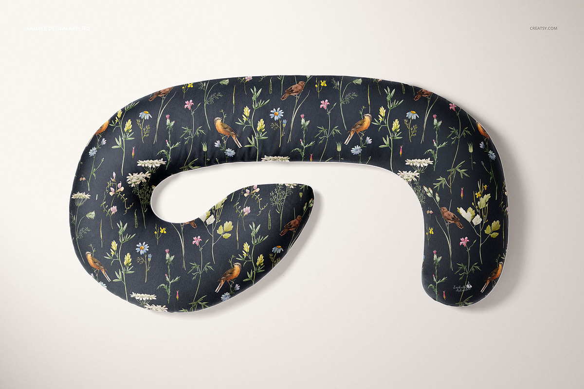 Pregnancy Pillow Mockup Set, a Product Mockup by creatsy5 (Photo 4 of 8)