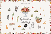 AUTUMN BUNDLE Textures Icons Prints, an Object Graphic by Lana Elanor (Thumbnail 9 of 10)