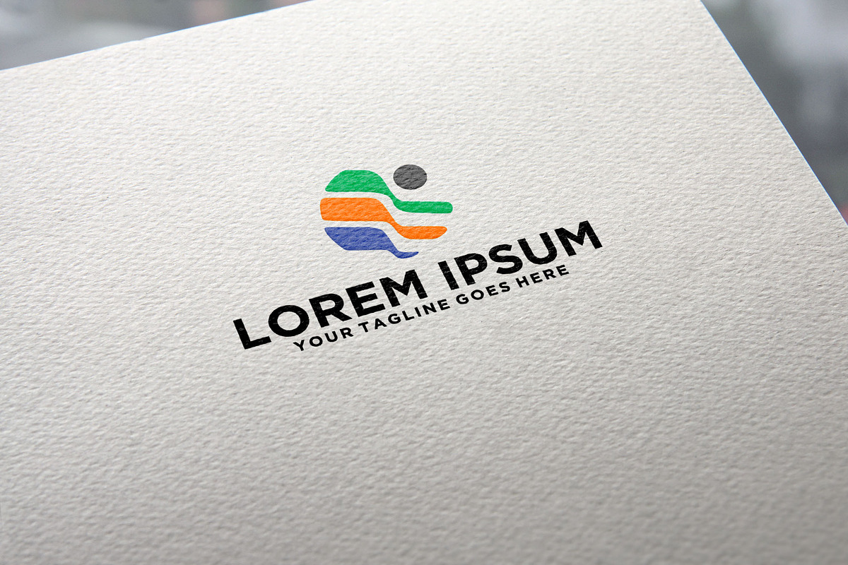 Sports athlete swimmer logo idea, a Branding & Logo Template by REDVY CREATIVE