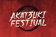 Aomine Kensai | Japanese Solid Brush, a Handwritten Font by Denustudios (Thumbnail 5 of 12)