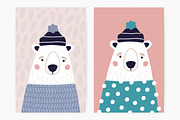 Cute polar bear in hat and sweater, an Animal Illustration by Good Studio (Thumbnail 2 of 4)