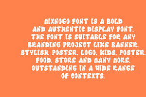 Mixnogo - Playful Font