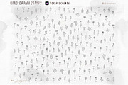 Procreate Stamps Tiny Flowers 026, a Brushes & More by Drawberx (Thumbnail 4 of 10)