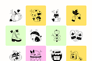 Fall Doodle Designs, a Solid Icon by Prosymbols (Thumbnail 6 of 11)