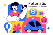 10 Futuristic Transportation System, a Transportation Illustration by denayunebgt (Thumbnail 4 of 4)