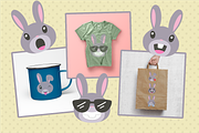 Bunny Emojis, an Emoji Icon by NatBurger (Thumbnail 3 of 4)