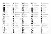 Outline Style Pictogram Set, an Icon by Web Icon Set (Thumbnail 2 of 2)