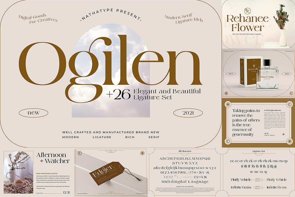 Modern Display Font Bundle 2, a Script Font by Nathatype (Photo 11 of 11)
