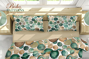 Boho Patterns. green and brown, a Pattern Graphic by L- design studio (Thumbnail 5 of 6)