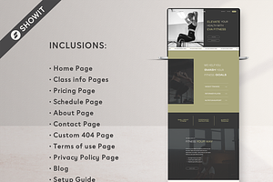 Eva Showit Website Template