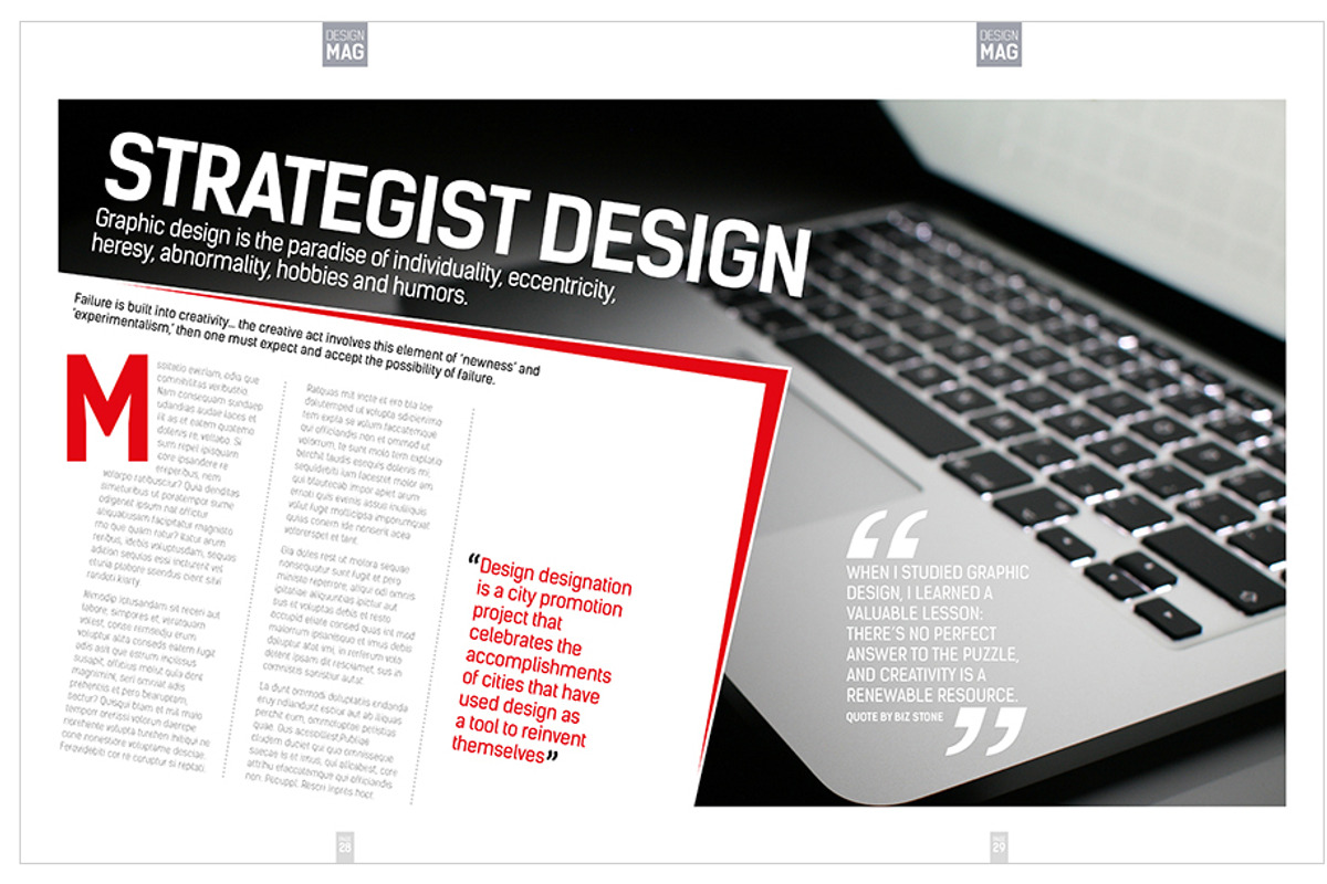 Magazine Template InDesign 07, a Magazine Template by Love Graphic Design (Photo 23 of 29)