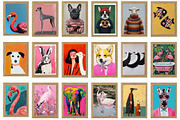 Animal Wall Art Bundle,Animal Prints, an Animal Photo by Chipshpow Graphics (Thumbnail 5 of 11)