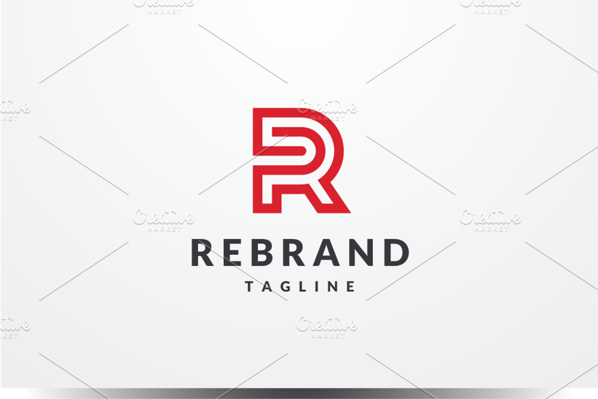Rebrand - Letter R Logo, a Branding & Logo Template by yopie