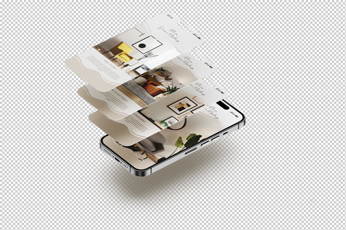 iPhone Screen Mockup, an iPhone Mockup by Artlogs (Photo 3 of 3)