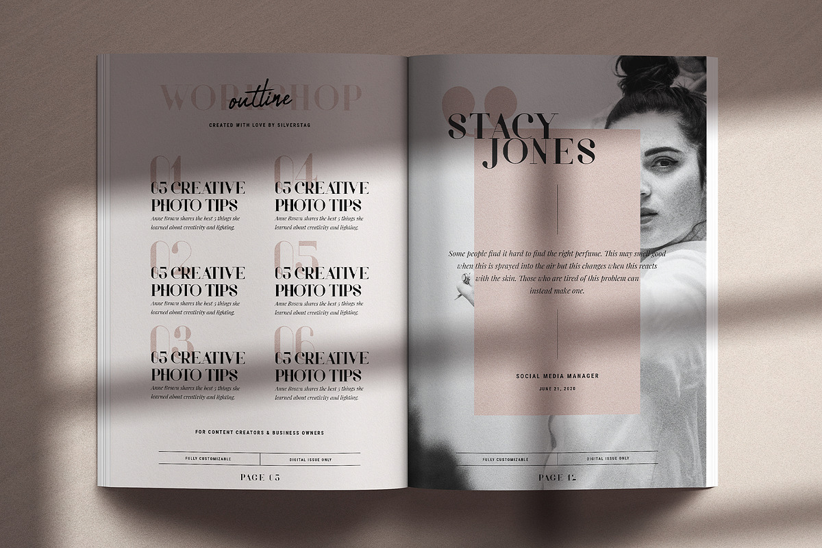 Sophie - eBook & Magazine Creator, a Magazine Template by SilverStag Type Foundry (Photo 19 of 26)