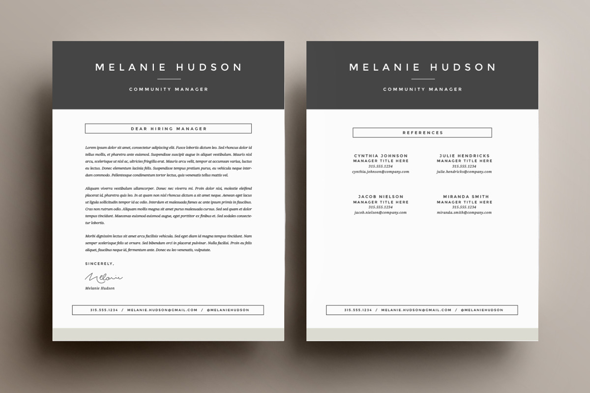 Resume Template 4 Pack | CV Template, a Resume Template by Refinery Resume Co. (Photo 3 of 3)