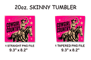 Pink Cowgirl Country 20oz Tumbler, an Arts & Entertainment Photo by LamanAzalea (Thumbnail 2 of 2)