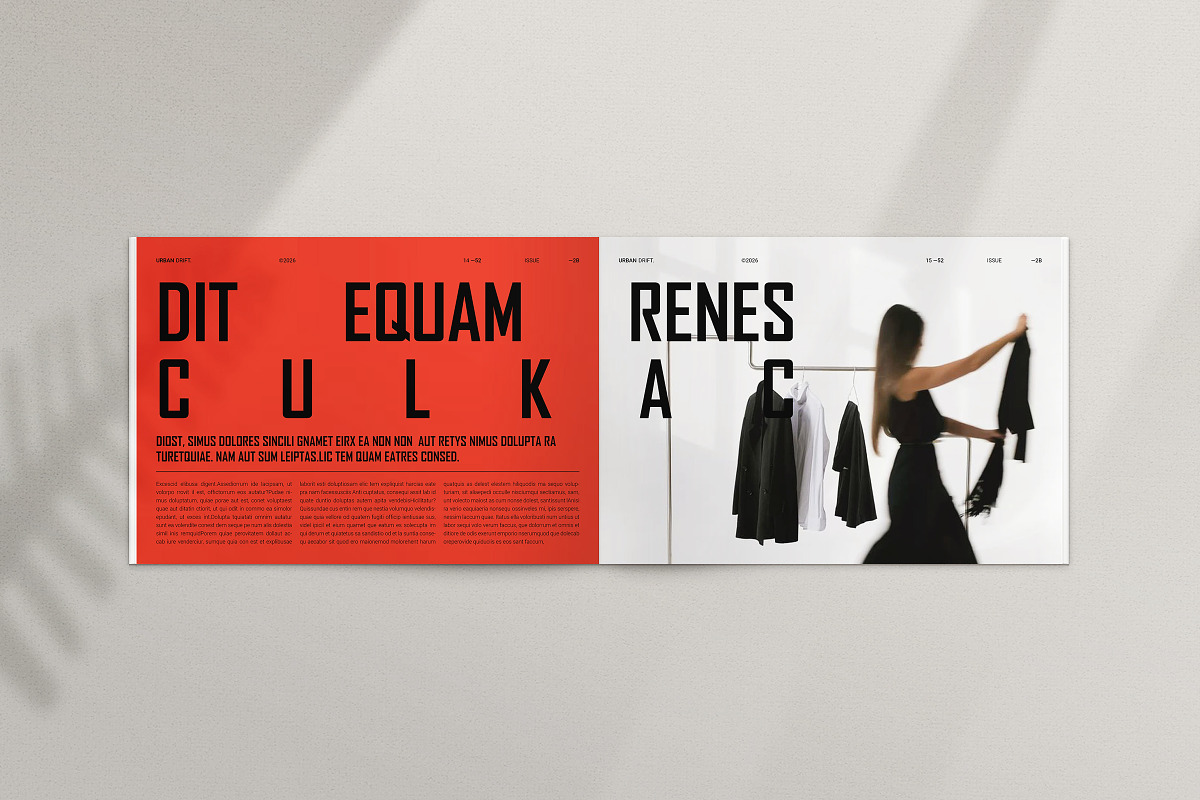 Modern Magazine Landscape Template, a Magazine Template by ArtisanaAura (Photo 7 of 20)