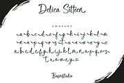 Delica Sitteen Casual Handwritten, a Handwritten Font by Basnistudio (Thumbnail 12 of 13)