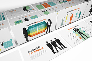 Silhouette Infographic Powerpoint