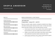SALE Resume Template for MS Word, a Resume Template by GResume (Thumbnail 8 of 8)